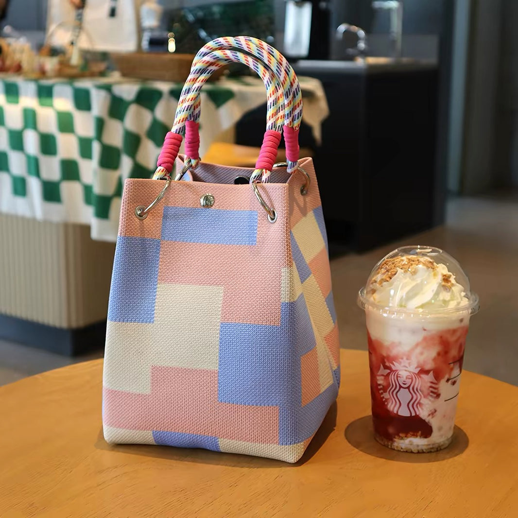 Handmade Mini Tote Bag - Foldable & Easy to carry